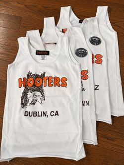 Hooters authentic tank top shirts (all XS)
