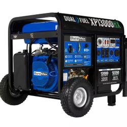 DUROMAX 13000/10500-Watt Dual Fuel Electric Start Gasoline/Propane Portable Home Power Back Up Generator with CO Alert Shutdown