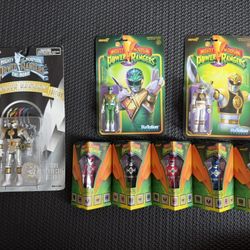 Mighty Morphin Power Rangers Figures BRAND NEW - Bandai & Super 7