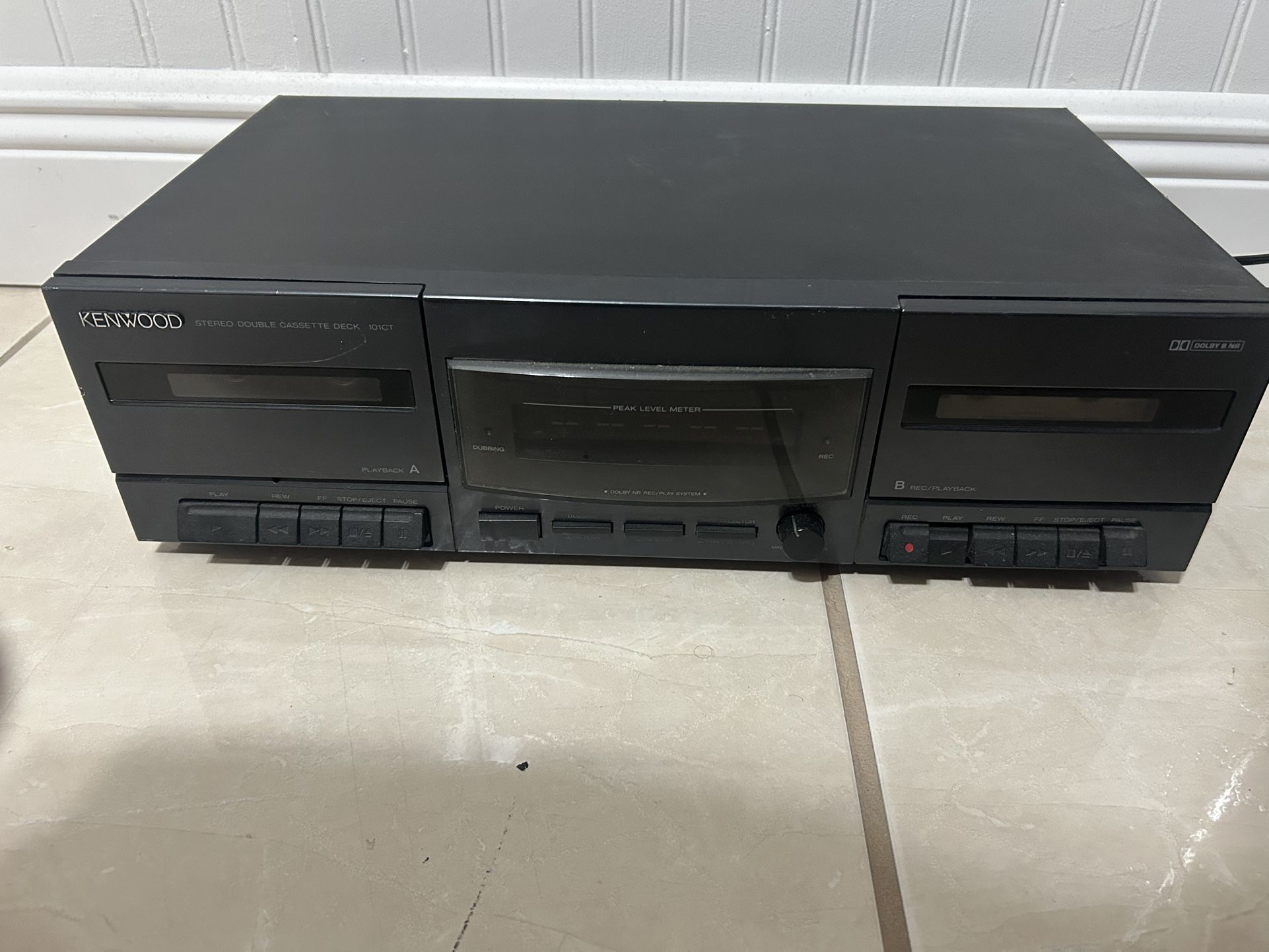 Kenwood Double Cassette Stereo Deck
