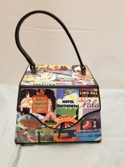 Travel Themed Purse / Jewelry box