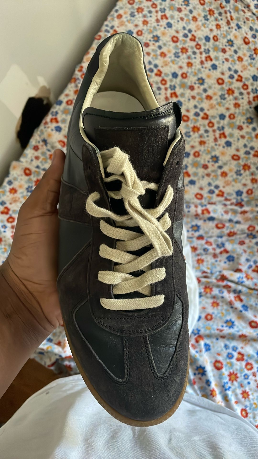 maison margiela size 10 black