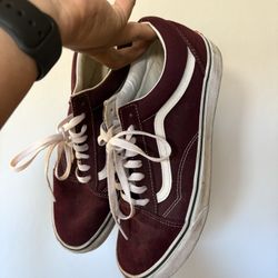 Maroon Vans sz 11