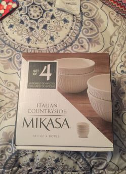 Mikasa Italian Countryside 6-Inch Bowl (Set Of 4) White