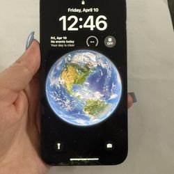 Apple iPhone 12 Pro 128GB Pacific Blue Unlocked – Works Great, Crack Bottom