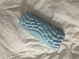 Light Blue Textured Foam Roller