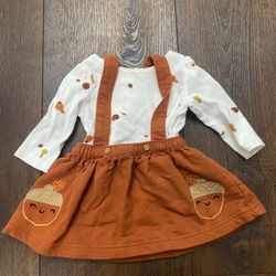 Girls Dress Jumper And Shirt Size 3 Months By Carters #3