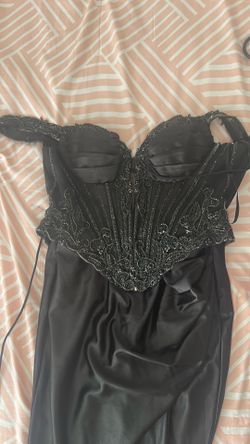 Black long dress