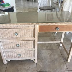 Henry Link Wicker Desk 