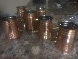 Beautiful Set Gold Copper Silver Colors Kitchen Dining