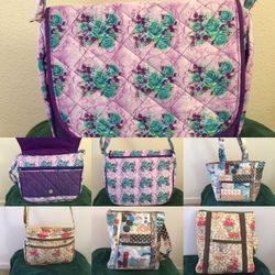 Quilted sling bags