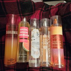 Bath And Body Works Sprays