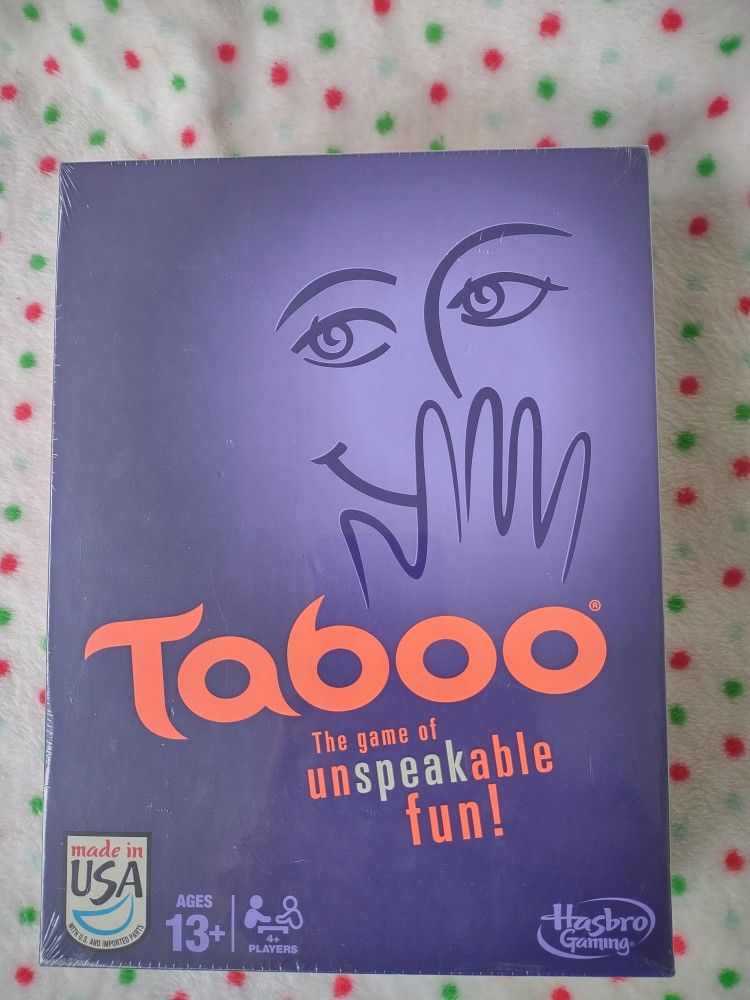 NIB Taboo The Game Of Unspeakable Fun Boardgame