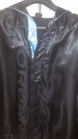 Jordan silk zip up hoodie