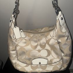 Vintage Coach Bag: Brown/Tan