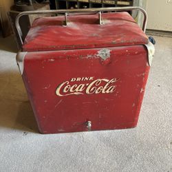 Antique Coca Cola Cooler