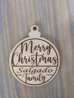 Customized Christmas Ornament