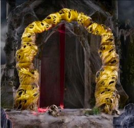 Halloween 7 Foot Lightup Twisted Souls Archway
