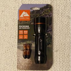 Ozark Focusing LED Flashlight w/ Batteries