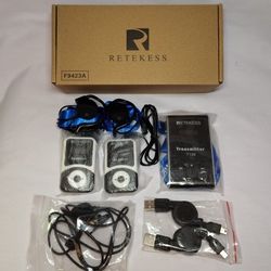 Retekess WIRELESS TRANSMITTER SYSTEM - 2 Audio Receiver Set