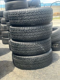 SET OF TIRE 265 70 17 HANKOOK 85% LIFE