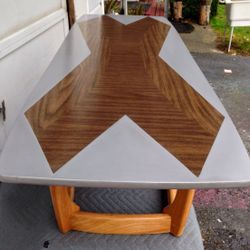 Mid Century Surfboard Coffee Table