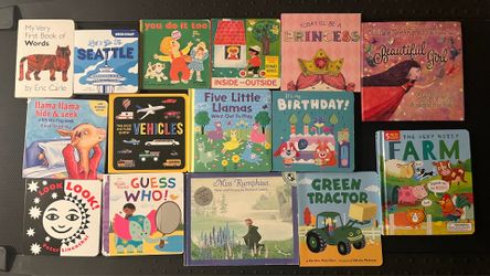 Children's Books Lot 16 Board Books Hardcover - Eric Carle, Llama Llama+ more!