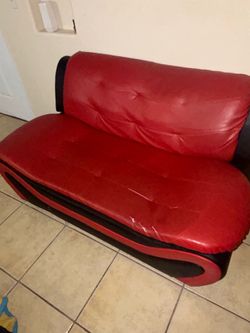 $150 Red couch set for sale
