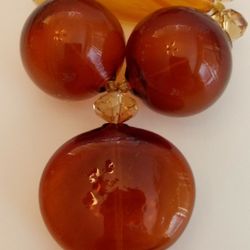 Glass Bead Necklaces From Murano Italy