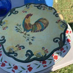 Vintage porcelain cake placeholder