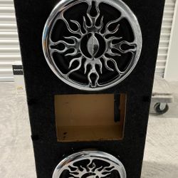 Audiobahn Subwoofers, Audiobahn A4004T Amp, and Pixelon Capacitor 