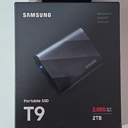 Title: Samsung T9 2TB Portable SSD – Brand New Sealed ⚡