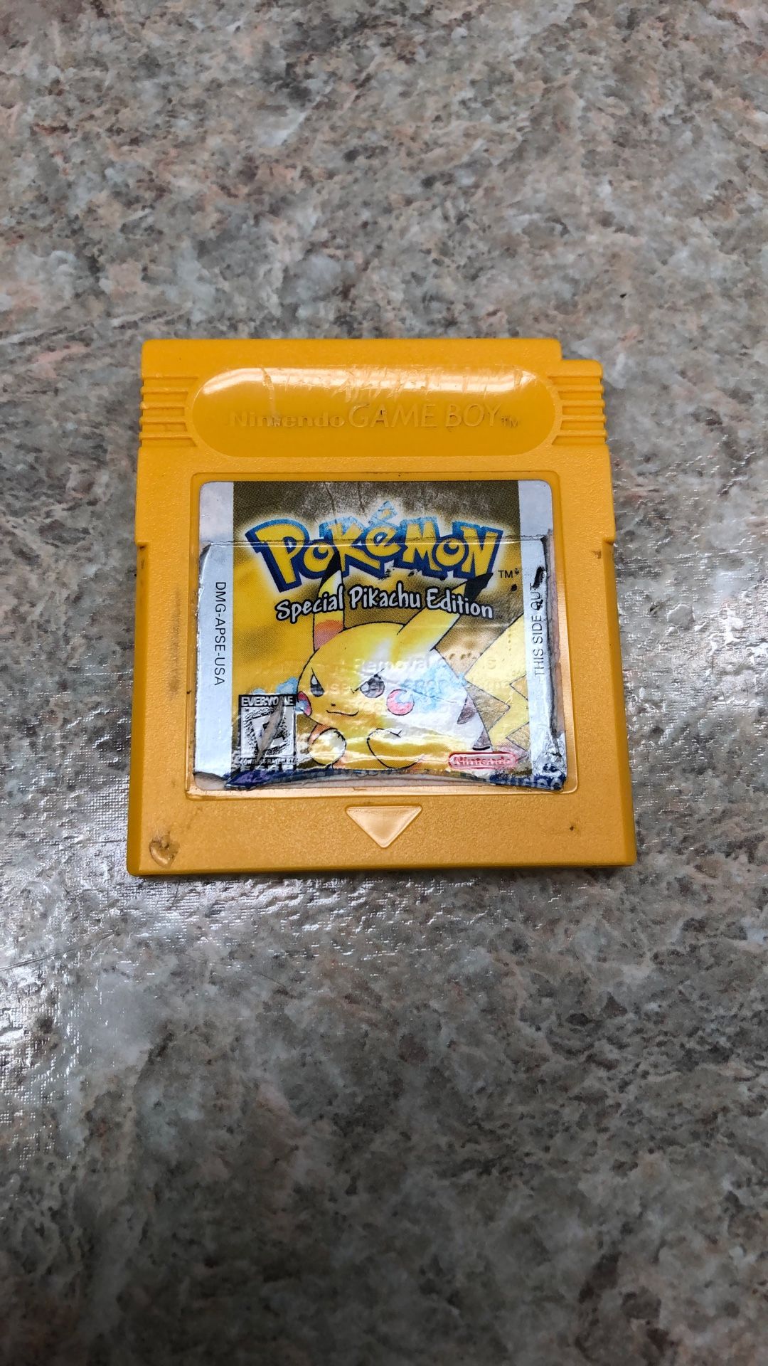 Pokémon Yellow Version Special Pikachu Edition For GBC