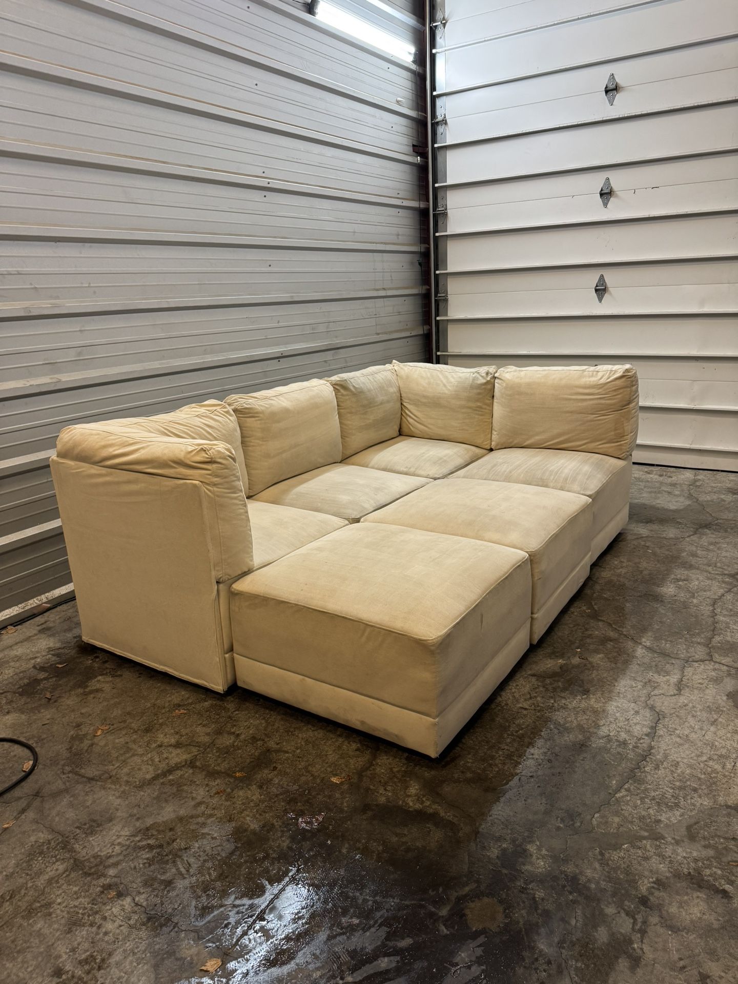 Modular Cream Sectional Couch