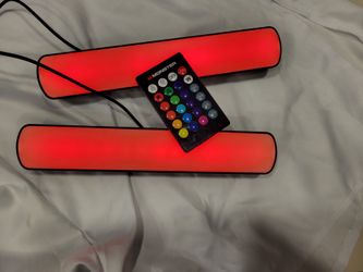 Monster Multi-Color LED Light Bars (2-Pack) with Remote used