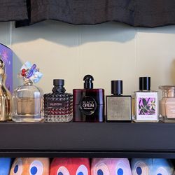 Perfume bottles for sale (Jimmy Choo, YSL, Valentino, Tom Ford)