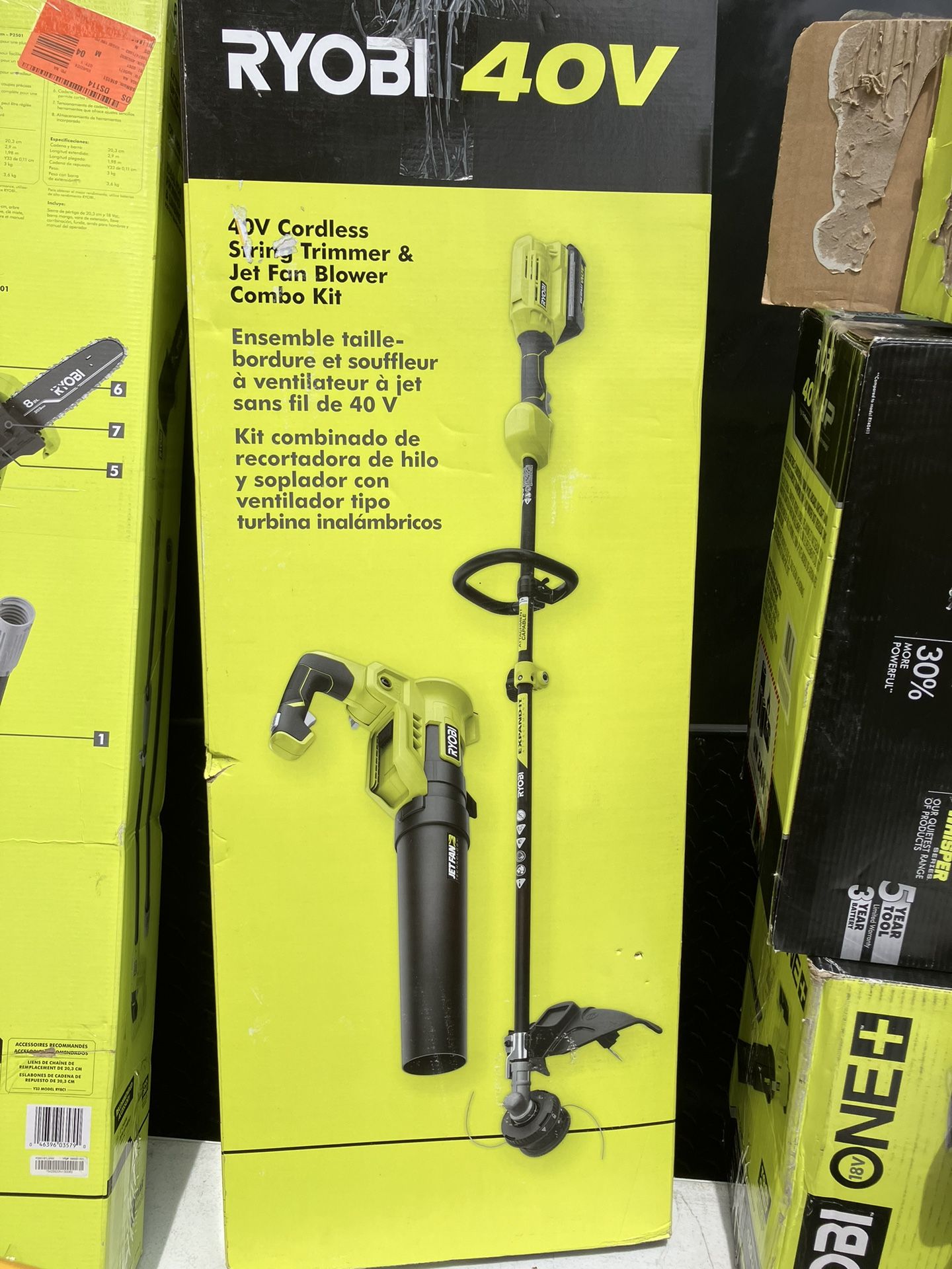 Ryobi 40v Cordless Trimmer & Blower