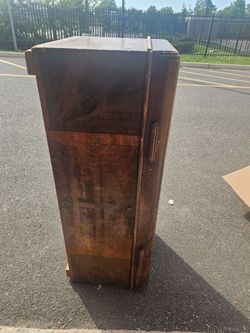 Vintage Wood Storage Chest