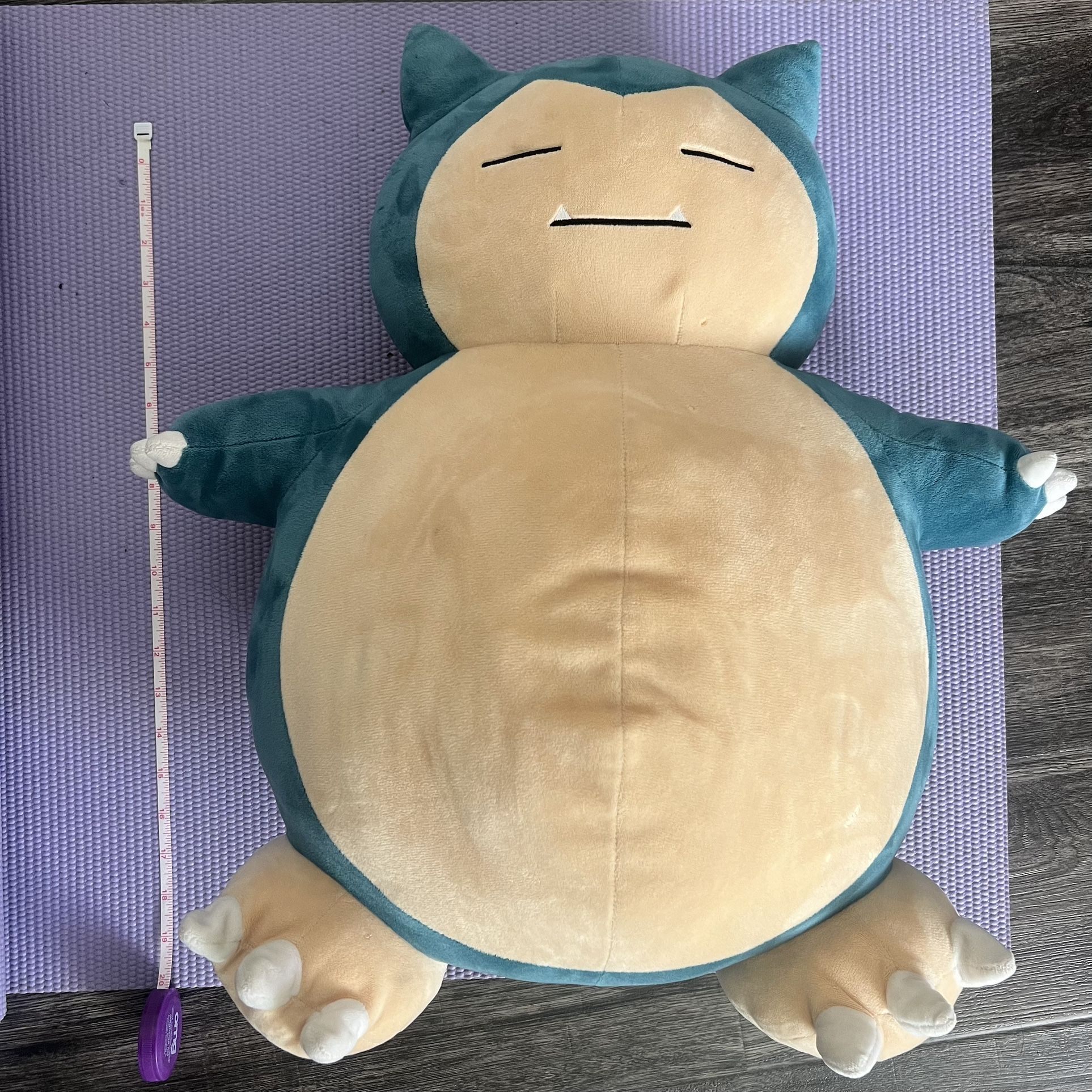Pokemon Center 2015 Snorlax Giant Plush 19”