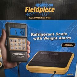 Refrigerant Scale With Weight Alarm