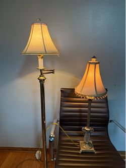 Floor Lamp and Table Lamp
