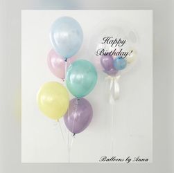 Birthday balloons