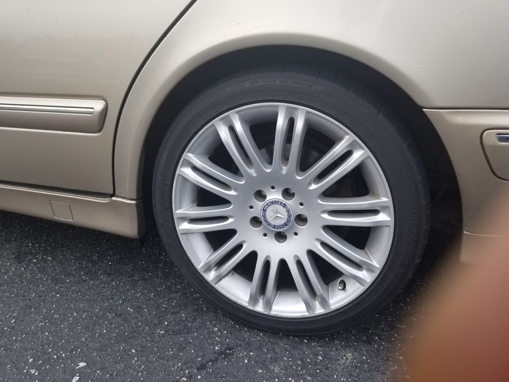 E350 Benz Rims and Tires
