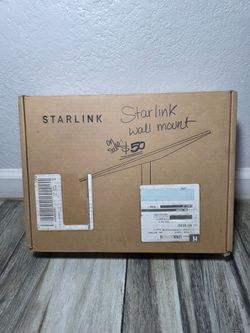 Starlink Standard Wall Mount - OEM Mounting Kit Suitable for Starlink Standard V3, Gen3, 4, 4X, Enterprise, (Latest Generation)

Opened box,  never us