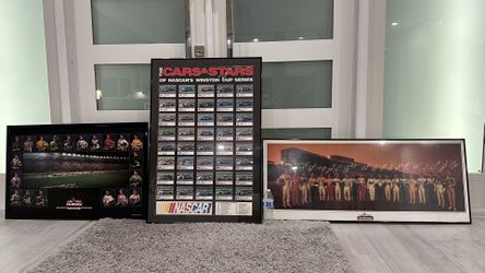 Nascar Framed Signed Posters