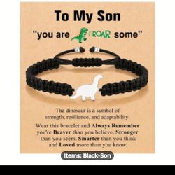 To My Son Inspirational Bracelet