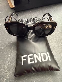 Fendi Black Sunglasses with Pouch
