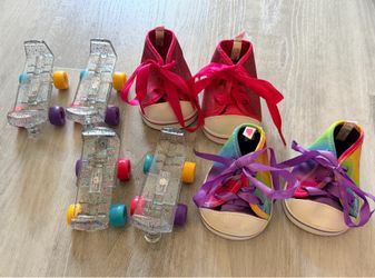 Build a bear shoes and roller skates
