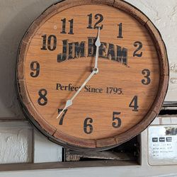 Vintage Jim Beam Clock