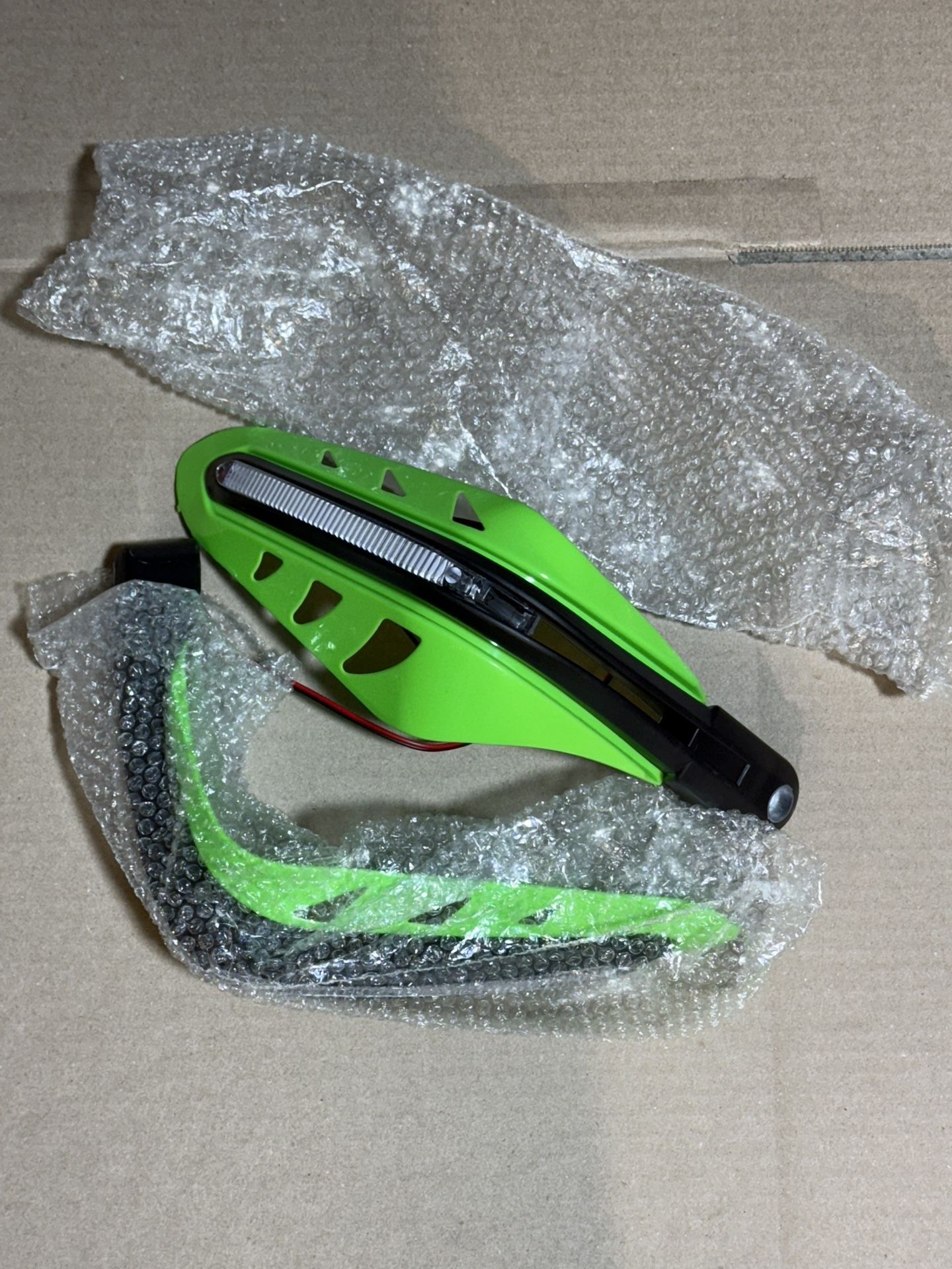 Momocycle Hand guards with LED Freakin Lights